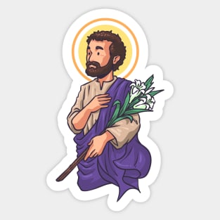 Saint Joseph Jesus Sticker